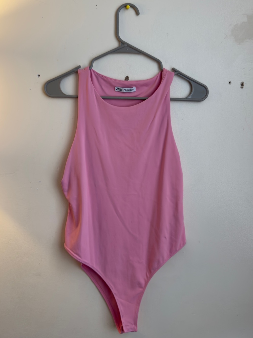 Zara Pink Girls' Sleeveless One-Piece Bodysuit